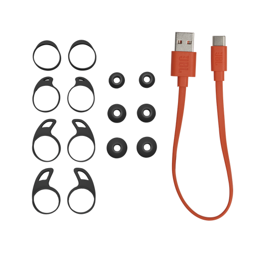 JBL Reflect Flow Pro - Black - Waterproof true wireless Noise Cancelling active sport earbuds - Detailshot 1